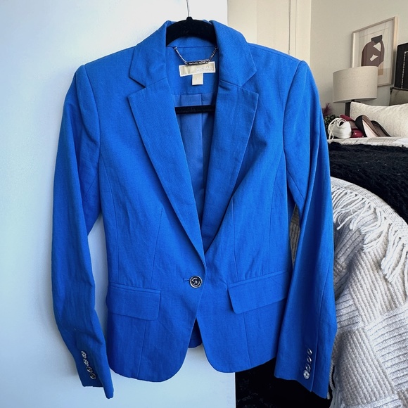 Michael Kors Blue Blazer - Picture 1 of 3